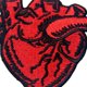 thumbnail image 2 of Parche ZEGIN X-Ray con forma de corazón anatómico bordado de 6,35 x 7 cm, 2 of 4