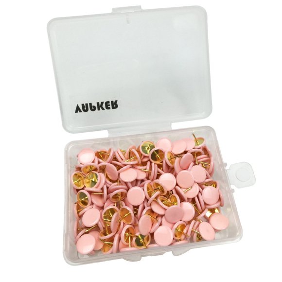 Chinchetas VAPKER 200 unidades Cabeza Redonda Rosa Caramelo