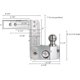 thumbnail image 4 of Enganche de Remolque Ajustable Weigh Safe 2" 12,500 lb (≈5,600 kg) GTW con Drop de 6" y Bloqueo, 4 of 7