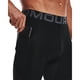 thumbnail image 4 of Leggins Under Armour HeatGear 3/4 para hombre, negros (001) /gris intenso, 3XL, 4 of 4