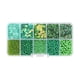 thumbnail image 3 of de fabricación de pulseras con cuentas de semilla de cristal, cuentas espaciadoras pequeñas para colgante de anillo, manualidades DIY para niños, verde, 3 of 5
