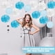 thumbnail image 5 of 15 piezas de pompones de papel de seda para decoración de baby shower, farolillos de papel variados, kit de suministros para fiestas con temática de Frozen en blanco y azul, para baby shower de niño,, 5 of 7