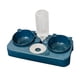 thumbnail image 2 of Cuencos 3 En 1 Para Perros Y Gatos, Juego De Cuencos De Agua Y Comida Para Conejos, Perros Pequeños O Medianos, Azul Oscuro, 2 of 3