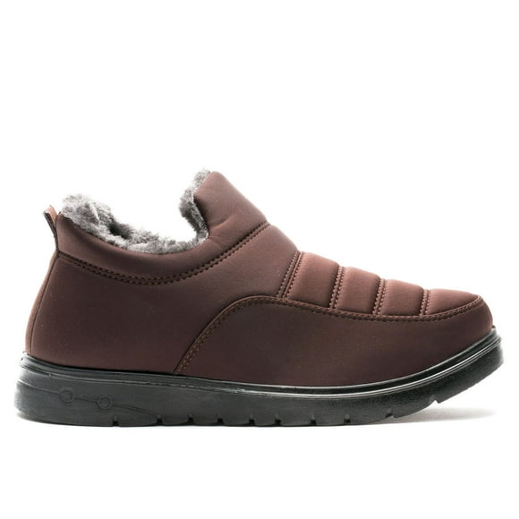 Zapatilla Hombre Cafe Oscuro Lino Chancleta