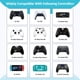 thumbnail image 5 of 18 PCS Anillos de Precisión Anillos de Asistencia de Apuntado Control de Movimiento para PS5/Steam Deck/PS4/Xbox Series X&S/Xbox One/Switch/Switch OLED/Controlador Pro de Switch, 2 Diferentes Fuerzas, 5 of 7