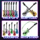 thumbnail image 2 of Guitarra hinchable Bedwina para niños de 36 pulgadas, paquete de 6 unidades, color neón, 2 of 7
