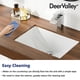 thumbnail image 5 of Lavabo Deer Valley DV-1U101 rectangular bajo encimera 53 x 37 cm de cerámica, 5 of 9