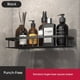 thumbnail image 4 of 1pc, Bathroom Storage Rack, Sticky Storage Rack, No Drilling, No Drilling, Anti-rust Aluminum Alloy Wall Hanger, Waterproof, Anti-rust, Strong Load-bearing, Used For Placing Shampoo, Shower Gel, Etc., 4 of 4