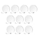 thumbnail image 4 of 10x tarjetas acrílicas en blanco para mesa, números de mesa DIY, tarjeta de lugar, etiqueta de nombre de invitado para decoración de cena de banquete , Claro 10 piezas redondas., 4 of 5