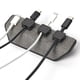 thumbnail image 1 of Soporte magnético Chargeworx con 3 clips magnéticos para cables, color gris, 1 of 8