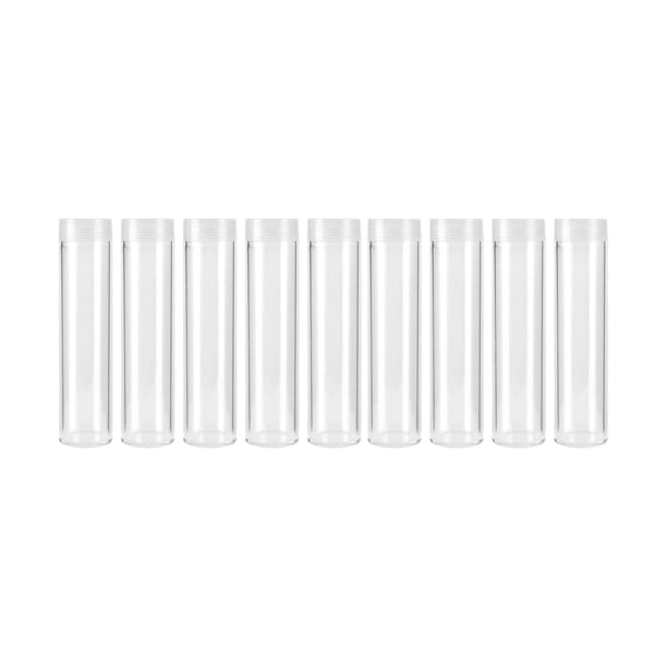Tubo De Cuentas Transparente Beads Soporter Tube Recipe Para Cuentas Tubo De Almacenamiento De 25 Mm