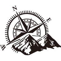 Rienda Libre - Sticker Rosa De Los Vientos Brújula Autocaravana 4X4 Awd