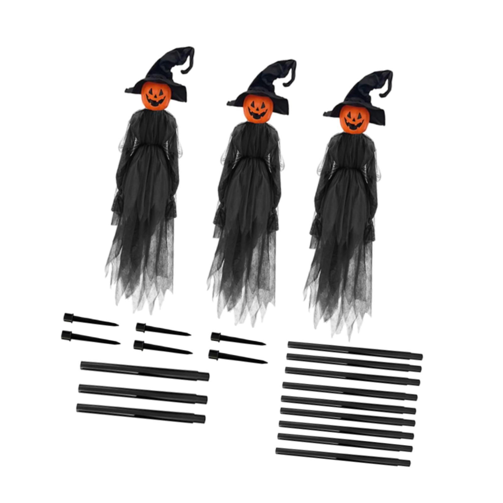 Bothyi - 3 Decoraciones De Halloween De Brujas De Pie Para Exteriores, Para Césped, Porche, Entrada De Casa