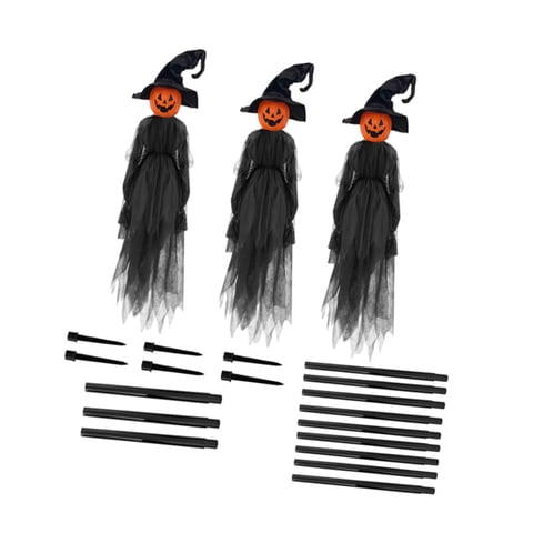 Bothyi - 3 Decoraciones De Halloween De Brujas De Pie Para Exteriores, Para Césped, Porche, Entrada De Casa
