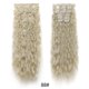 thumbnail image 1 of Xiao Hua Parche de Cabello Tipo Peluca para Mujer, Extensiones de Cabello de Estilo natural de 23.6 Pulgadas de Largo, Extensiones de Cabello Sintético de 6 Piezas con clip, Extensiones de Cabello, 1 of 2