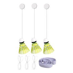 Ioensy - Entrenador Individual De Bádminton, Herramienta Para Niños Y Adultos, Entrenador De Autopráctica Para Juegos En Casa, 3 Bolas