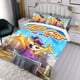 thumbnail image 3 of Don Gato Conjunto de sábanas temático, trío de piezas, cómodo y amigable con la piel, diseño único, regalo de decoración para el hogar para familiares, amigos y fans,140cm *210cm, 3 of 6