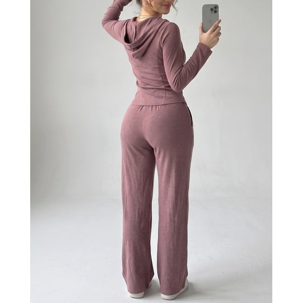 Set Mujer Tela Técnica Invierno Palazzo Gorro Pro - ZL043