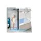 thumbnail image 2 of Piso De Goma Antideslizante Tina Ducha Alfombra Bañera Cepil Azul, 2 of 4