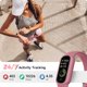 thumbnail image 4 of Monitor de actividad física TOOBUR Band 8 Waterproof PM Pink 14 Sports, 4 of 7