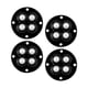 thumbnail image 3 of 4x Pasta Rodillo Ruedas Ruedas universales Rueda para muebles, Rotación de 360 grados Polea giratoria Mini Ruedas giratorias para caja de contenedores perlas de pegamento negro, 3 of 5