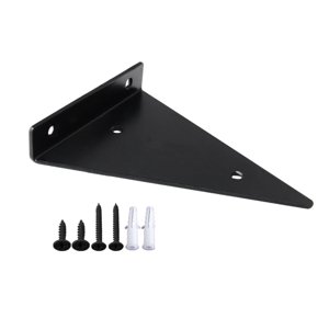 Bothyi - Soporte Triangular Para Estante, Soporte De Esquina, Fácil De Instalar, Metal Para Tienda, Garaje, 80X100Mm