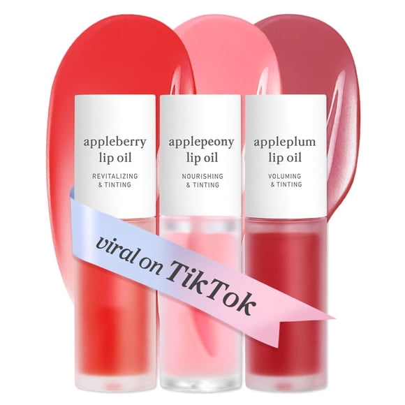 Set de Aceites Labiales NOONI Appleberry Applepeony Appleplum 3x3.5ml
