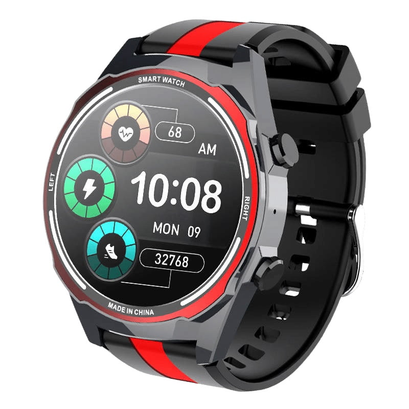 Startechoffice - Reloj Inteligente Smartwatch Bluetooth Njh Sport 1.6 Pulgadas Rojo