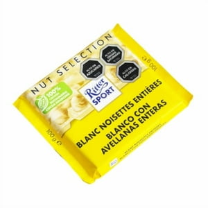 Chocolate Blanco Con Avellanas Enteras Ritter Sport 100 Grs