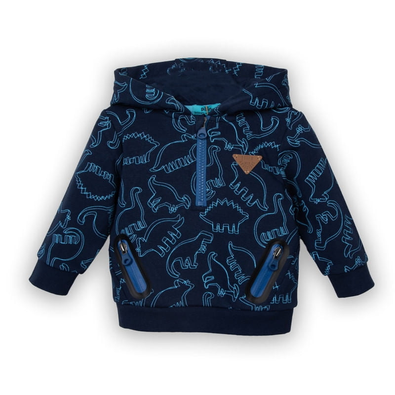 Polerón Bebe Niño Azul Marino Pillin