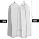 thumbnail image 3 of Bolsa para ropa Your Bags, vestido de novia, 72 pulgadas con fuelle de 20 pulgadas, 3 of 9