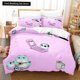 thumbnail image 1 of New 3D Print Anime Bed Sheet Blue Hamham Bedding Set Single Twin Full Queen King Size Bed Set Adult Kid Bedroom Duvetcover Sets, 1 of 5