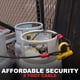 thumbnail image 4 of Cable de seguridad Trimax TDL815 Trimaflex de doble bucle de 8 pies x 15 mm, 4 of 7