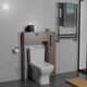 thumbnail image 4 of Mueble Organizador De Baño Wc 2 Puertas 9006S Café Smoke, 4 of 5