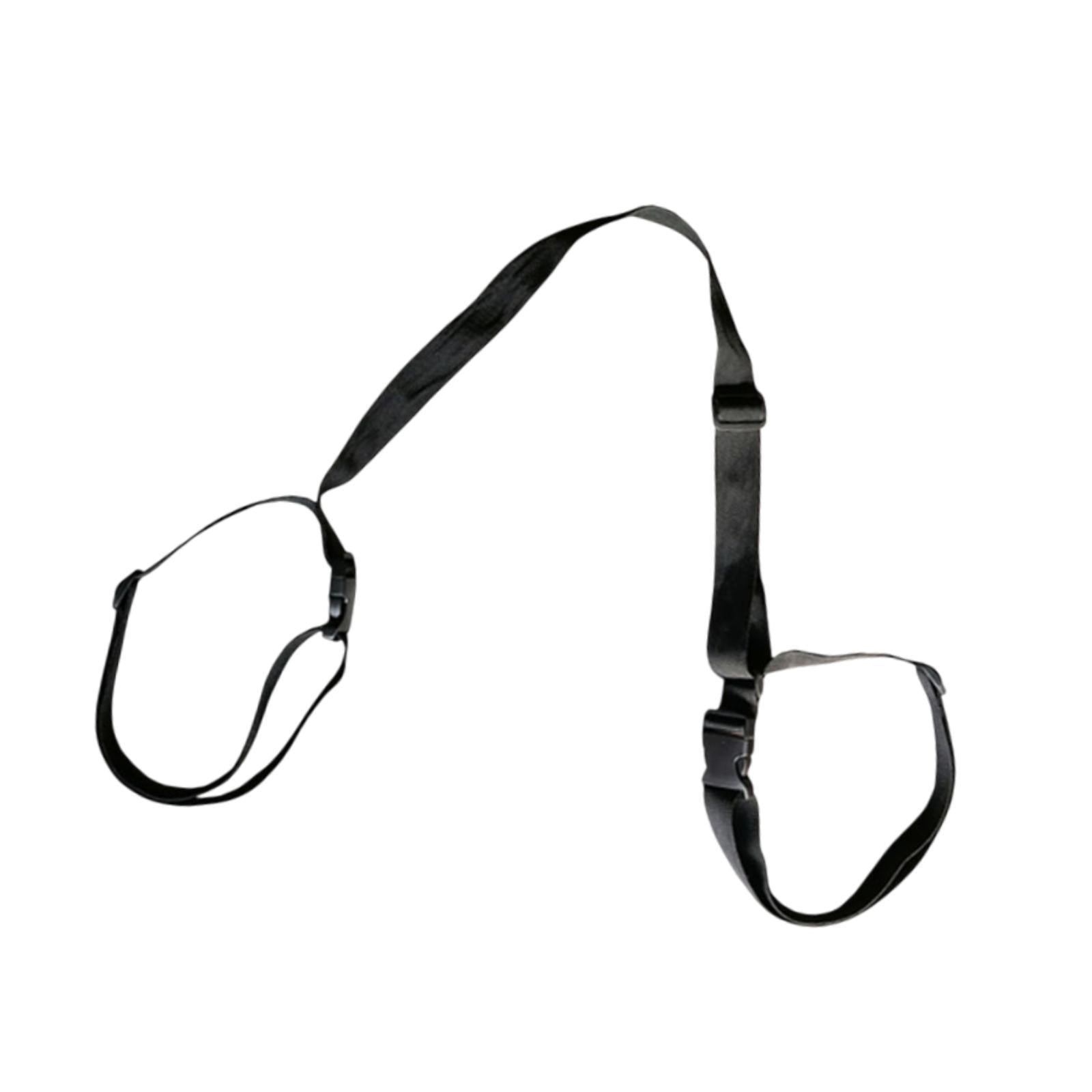 Magideal - Correa De Portabebés De Correa Ajustable Versátil Titular De Alfombrilla Para Alfombras Para Pilates Pequeñas Alfombras De Pilates En Casa A Negro