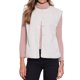 thumbnail image 1 of INSPIRE CHIC Chaleco de Piel Sintética para Mujer con Botones Sin Mangas Abierto al Frente Chaqueta de Invierno 2025 S Albaricoque, 1 of 6
