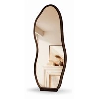 Santú Home & Deco - Espejo Irregular Cuerpo Entero Café Oscuro 170X70Cm Madera