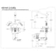 thumbnail image 3 of Grifo de baño Kingston Brass Victorian de 2 manijas, bronce aceitado, 3 of 3