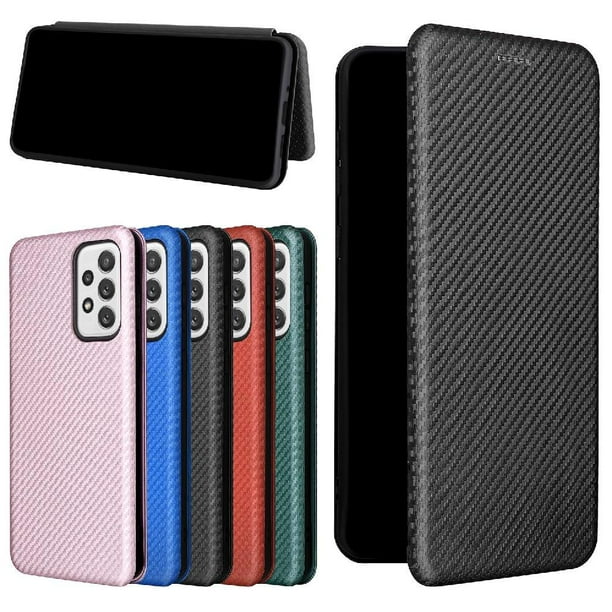 Funda Flip para FOXDOCK Samsung Galaxy A73 5G - Funda magnética de negocios, funda protectora delgada