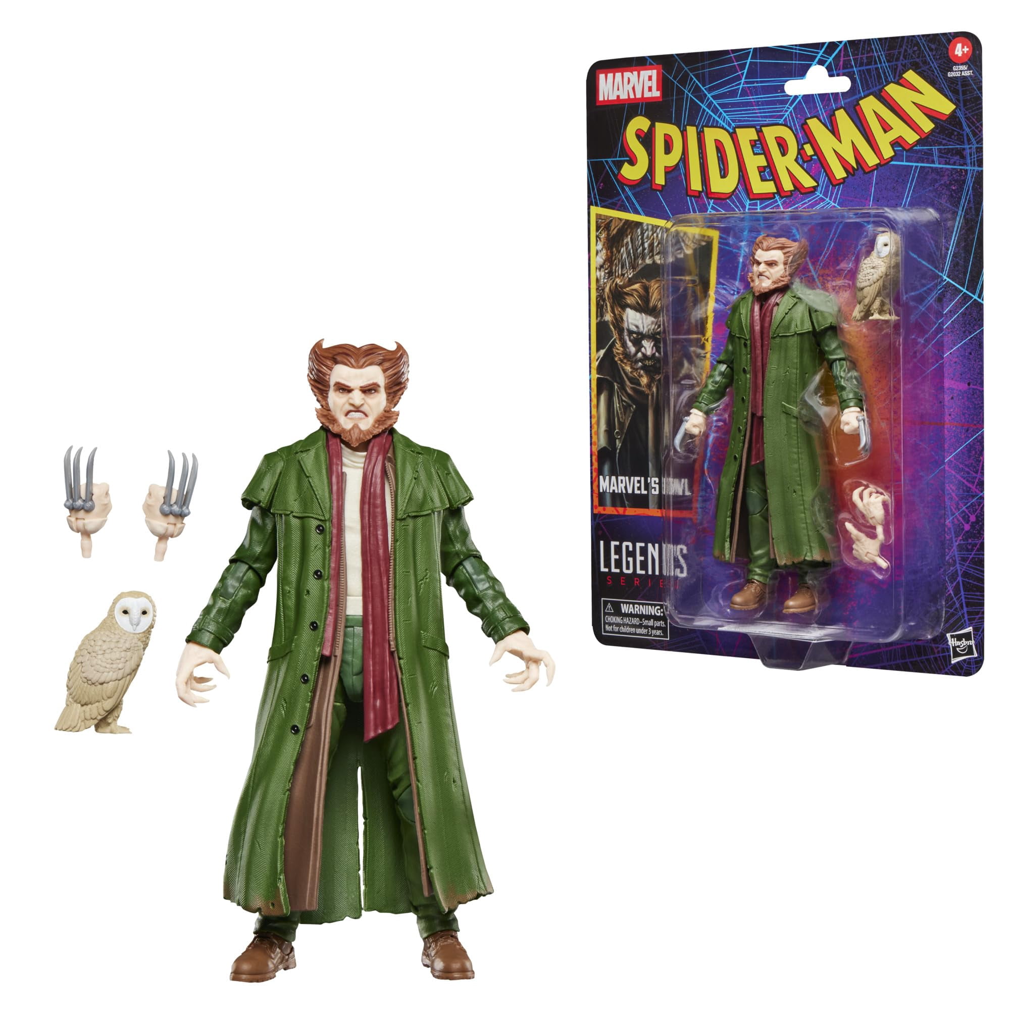 Spider-man - Figura De Acción Marvel Legends Series Marvel's Owl 15 Cm