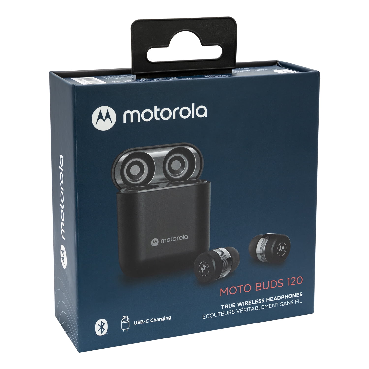 Motorola - Buds120bk Audifono Moto Buds 120 True Wireless Black Open Box
