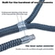 thumbnail image 4 of Cuerdas para amarre de embarcación PropelTech, paquete de 4, 1/2" x 15', nylon azul marino, 4 of 6