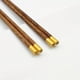 thumbnail image 2 of 5 Pairs of Natural Log Texture High Quality Chicken Wings Wooden Chopsticks - Perfect for Chinese Food & Tableware!, 2 of 4