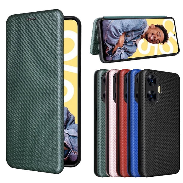 Funda Flip para FOXDOCK Realme C55 - Funda magnética de negocios, funda protectora delgada