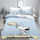 thumbnail image 1 of Cute Dog Snoopy Printed Duvet Cover & Pillowcase Bedding Set Twin Queen Bedding Set Kids Adult Comfort Duvet Cover Set s Bed Sheets, 1 of 5