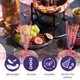 thumbnail image 4 of Copas de Champagne MATANA 50 Brillo Rosa 150 ml Reutilizables, 4 of 9