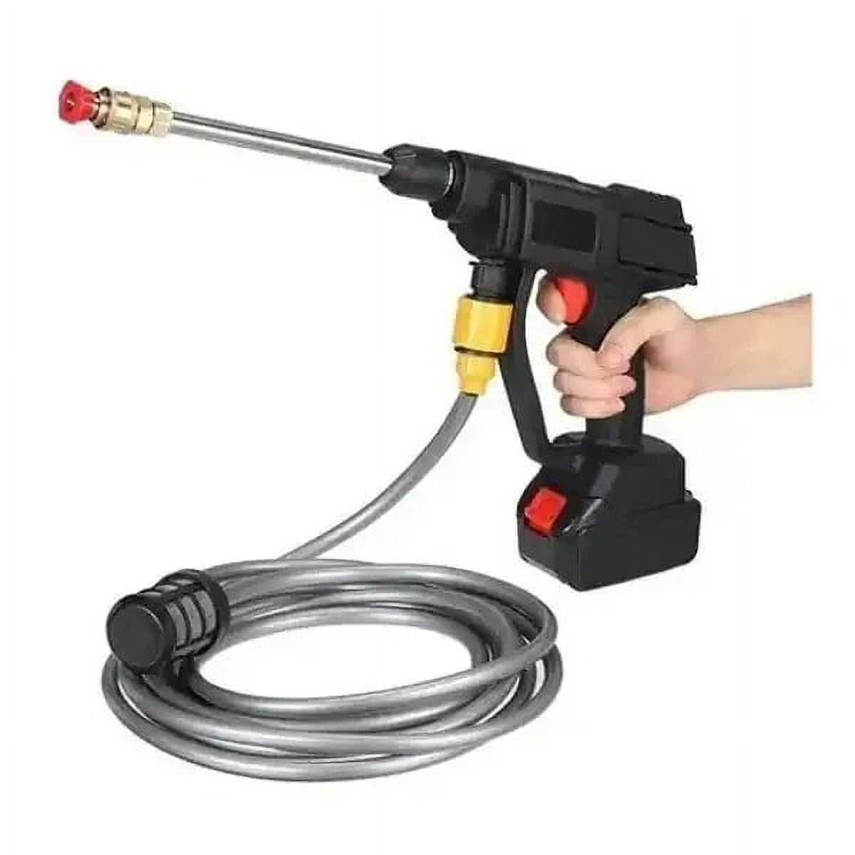 Leon Import - Pistola De Lavado Hidrolavadora Inalámbrica 15000mh + Maleta