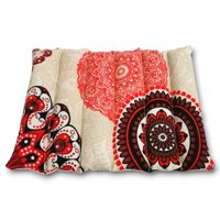 Almayun - Guatero De Semillas Y Cuarzo 6 Bandas Mandala Rojo