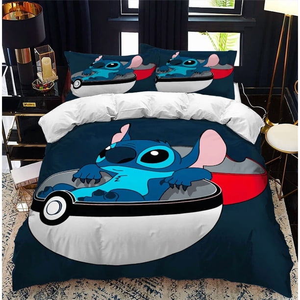 Stitch Bedding Sets Quilt Cover Bed Cover Duvet Cover Pillow Case 2-3 Pieces Sets Kids Adult Size Cartoon Decor