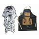 thumbnail image 1 of Pack Pechera Delantal Barberia + Capa De Corte Diseño Blanco, 1 of 1
